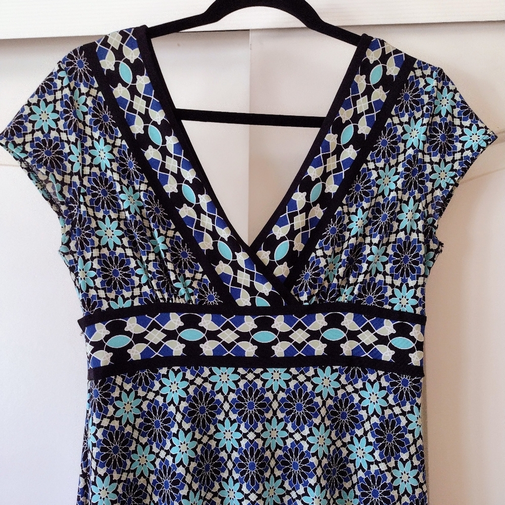 BCBG Surplice Empire Waist Dress